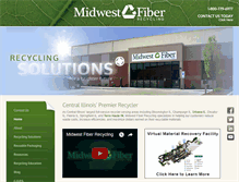 Tablet Screenshot of midwest-fiber.com
